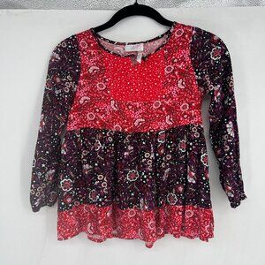 Matilda Jane 435 Girls Multicolor By The Fireside Long Sleeve Tunic Top